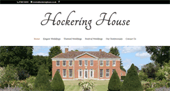 Desktop Screenshot of hockeringhouse.co.uk